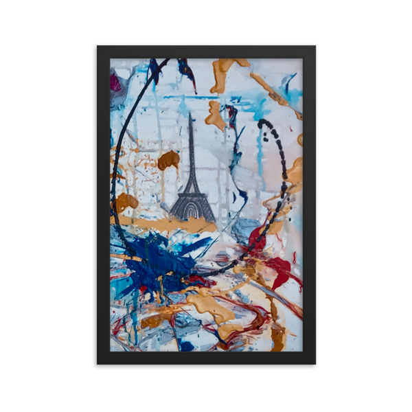 Framed Print - Let's meet in Paris.. For the Summer Olympic 2024