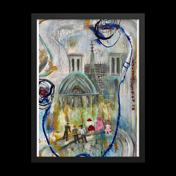 Framed Print - Will Notre Dame be ready?