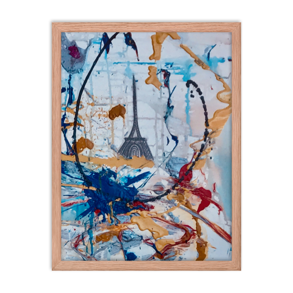 Framed Print - Let's meet in Paris.. For the Summer Olympic 2024