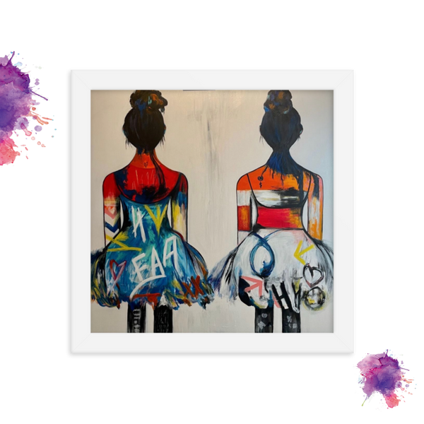 Framed Print - Two Girls