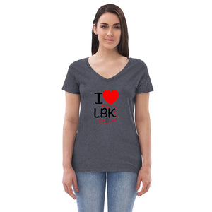 I  ♥ Longboat Key V-neck t-shirt